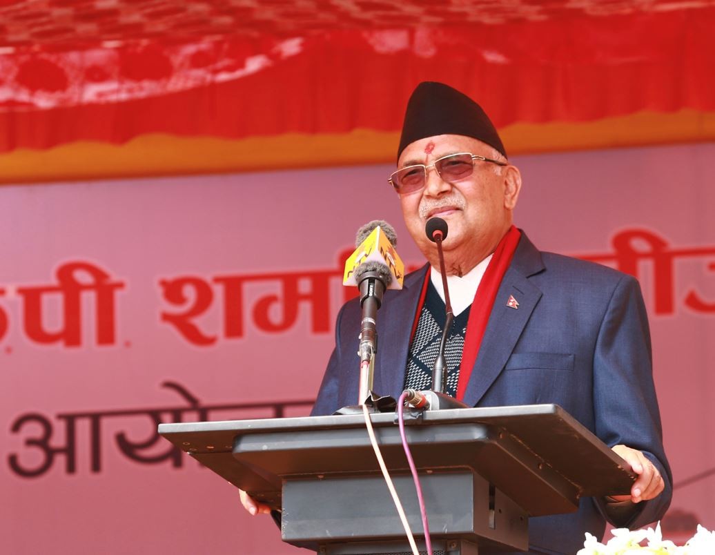 लुम्बिनी केवलकारको शिलान्यास गर्दै प्रधानमन्त्री ओलीले भने, ‘निजी क्षेत्रसँगको सहकार्यबिना सरकार एक्लै अघि बढ्न सक्दैन