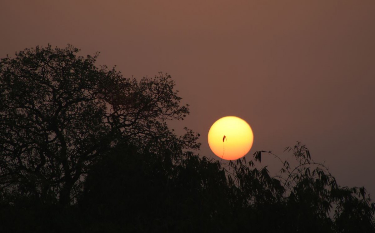 सूर्योदय : पोखरा जरेवरबाट देखिएको दृश्य 