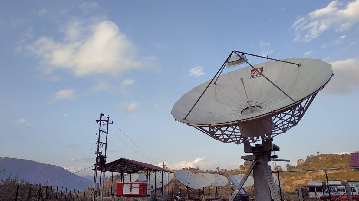 डिशहोमद्धारा नयाँ उपग्रह टेलिपोर्टको(Satellite Teleport) स्थापना