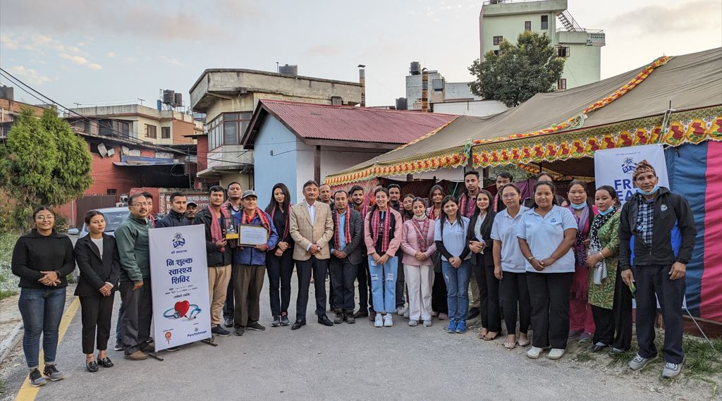 पञ्चकन्या ग्रुपद्वारा निःशुल्क स्वास्थ्य शिविरको आयोजना