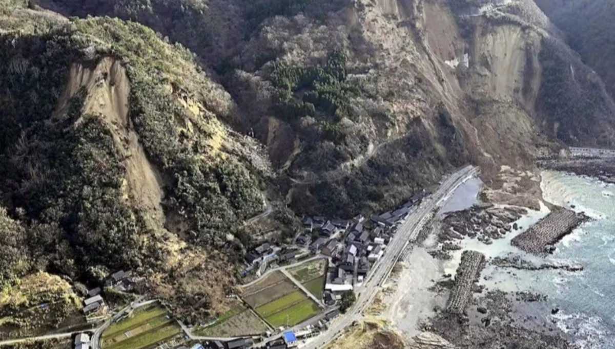 भूकम्पका कारण जापानमा १३ फिट माथि उठ्यो जमिन, समुद्रको पानी झन् तल झर्यो