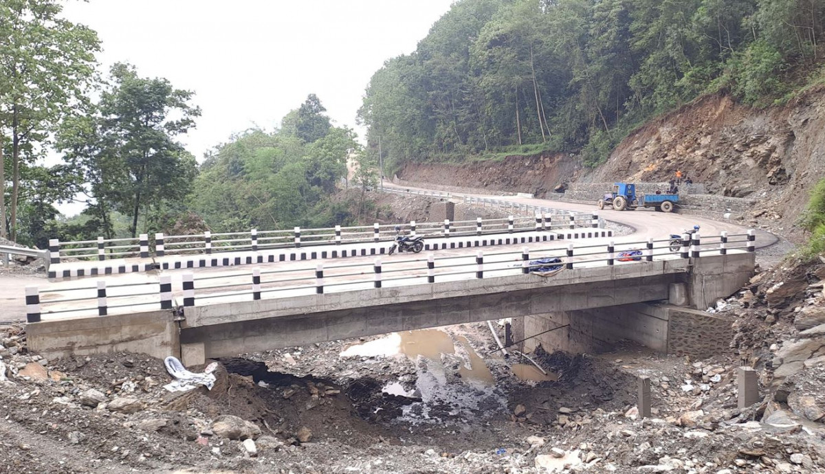 Construction of motorable bridges over before deadline