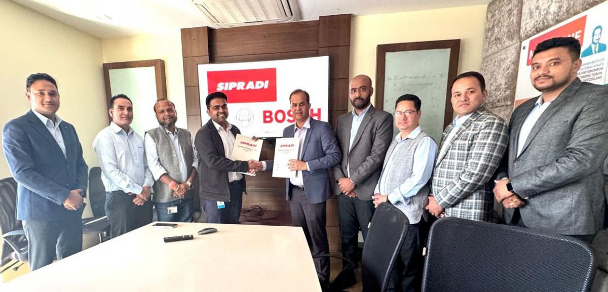 सिप्रदी ट्रेडिङ्ग र BOSCH बिच टाटा कमर्सियल गाडीहरूको फ्यूल सिस्टम सम्बन्धि सेवा सम्झौता